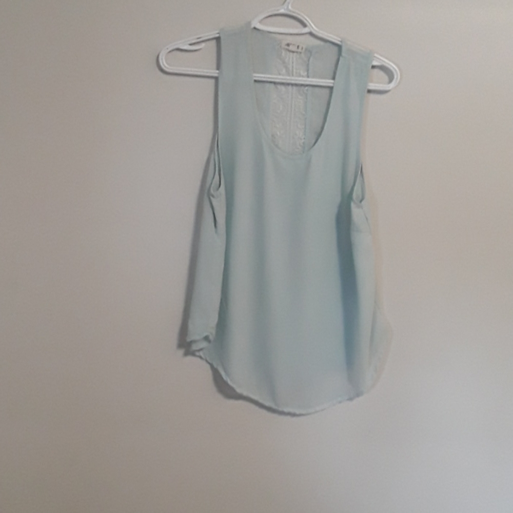 Sheer lace top